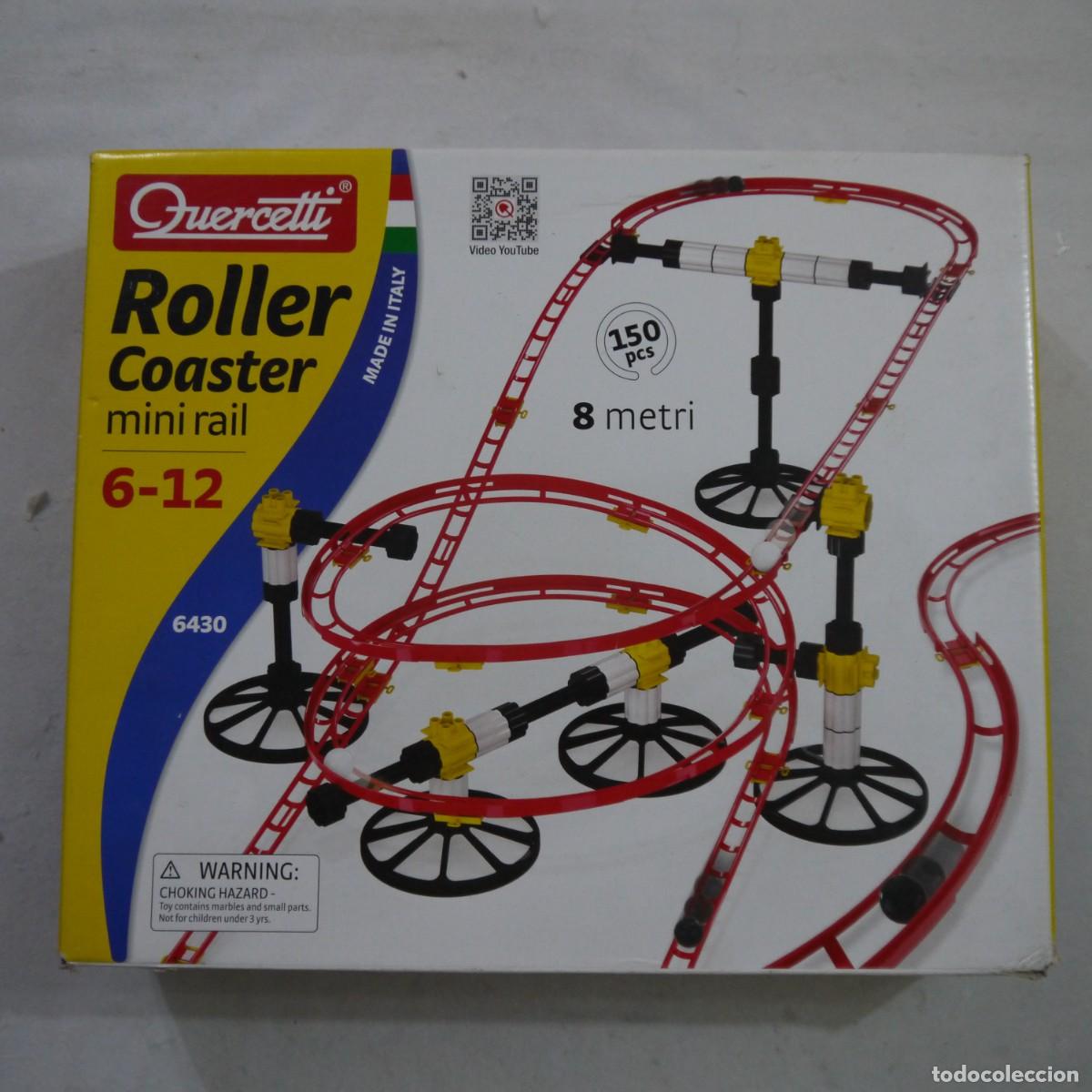 Juegos antiguos: ROLLER COASTER MINI RAIL (CIRCUITO PARA CANICAS) - QUERCETTI MODELO 6430 - Foto 1