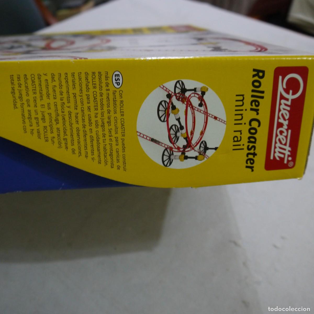 Juegos antiguos: ROLLER COASTER MINI RAIL (CIRCUITO PARA CANICAS) - QUERCETTI MODELO 6430 - Foto 3