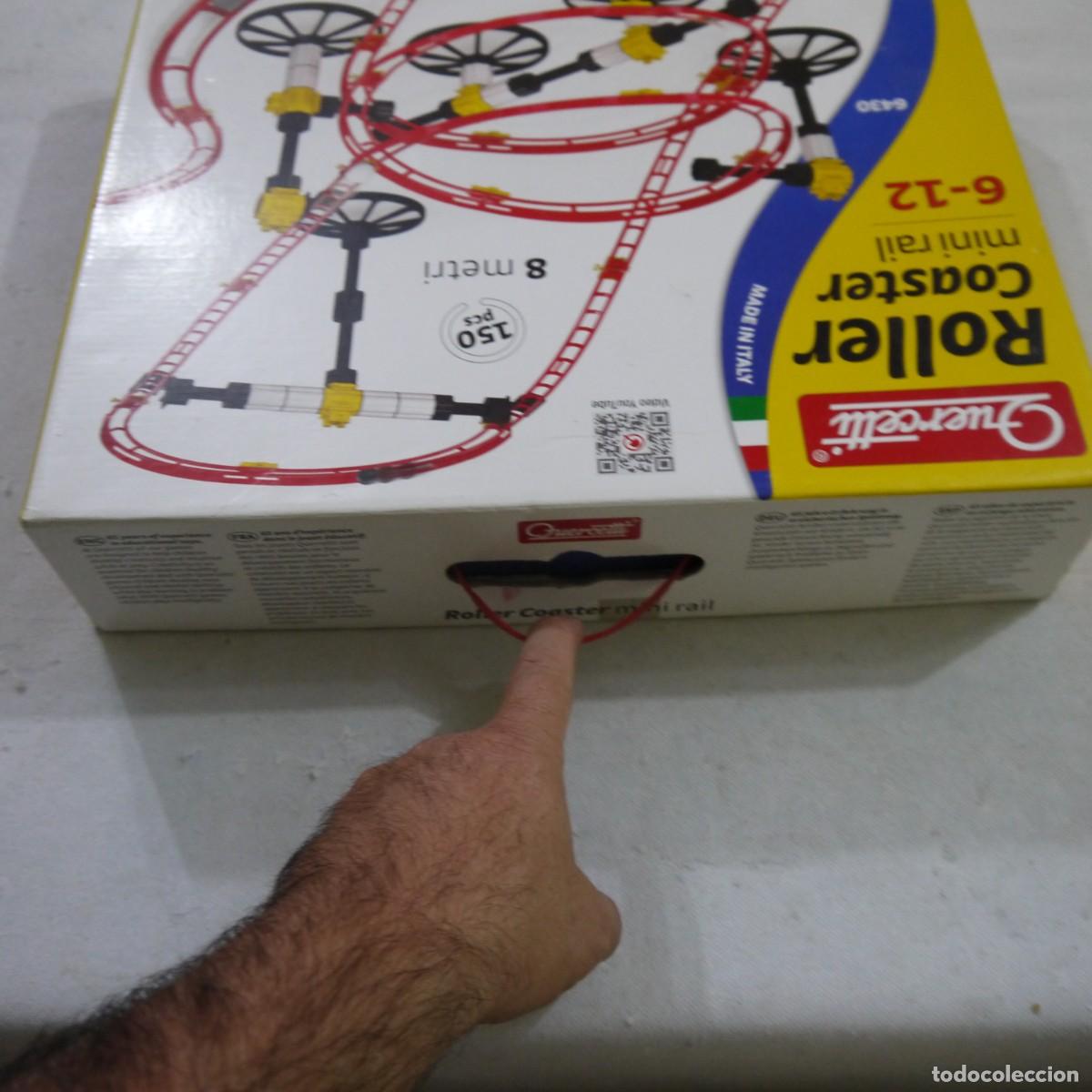 Juegos antiguos: ROLLER COASTER MINI RAIL (CIRCUITO PARA CANICAS) - QUERCETTI MODELO 6430 - Foto 4