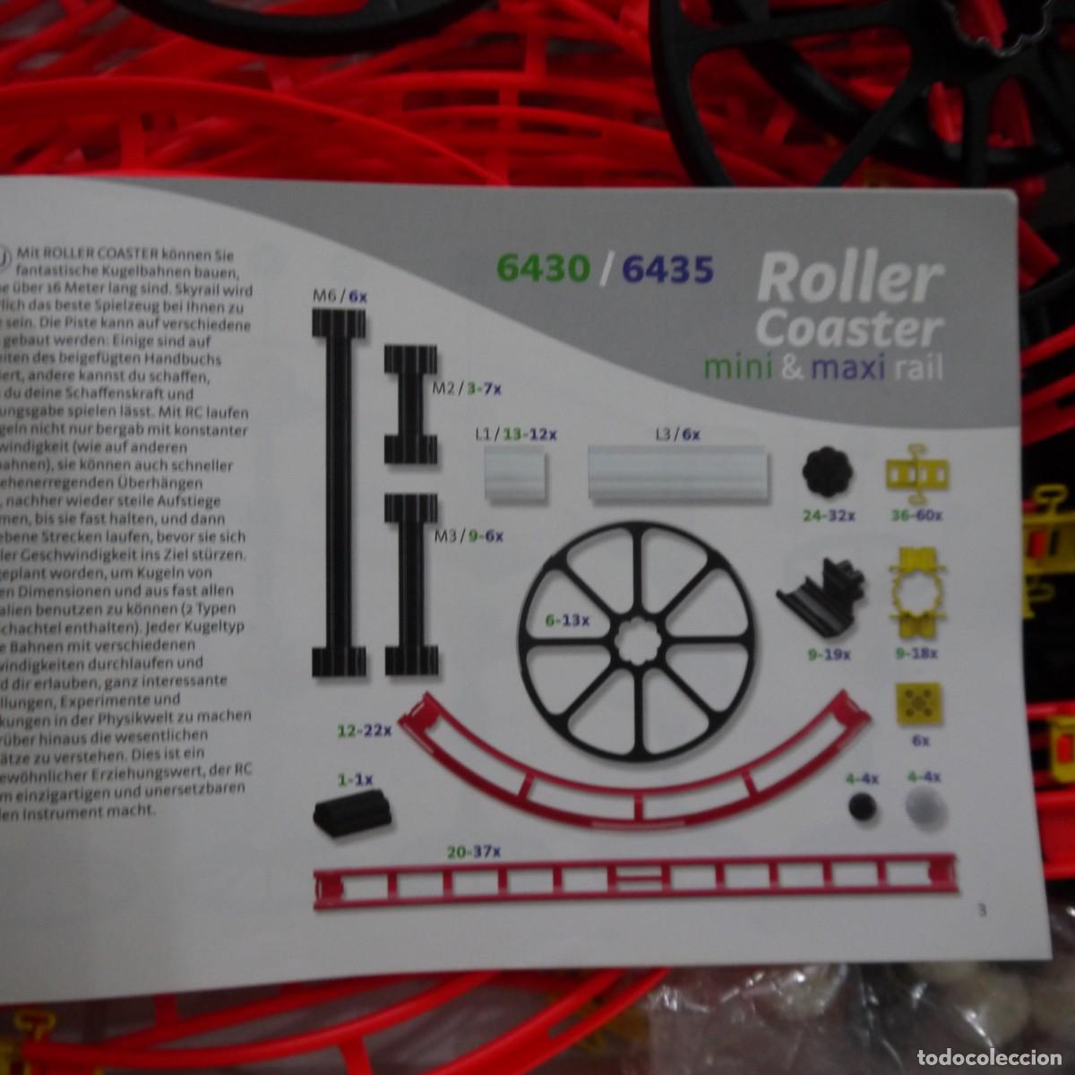 Juegos antiguos: ROLLER COASTER MINI RAIL (CIRCUITO PARA CANICAS) - QUERCETTI MODELO 6430 - Foto 6