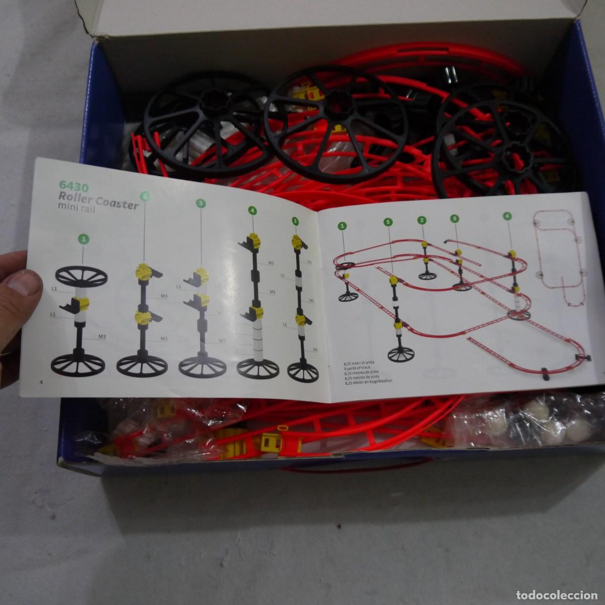 Juegos antiguos: ROLLER COASTER MINI RAIL (CIRCUITO PARA CANICAS) - QUERCETTI MODELO 6430 - Foto 7