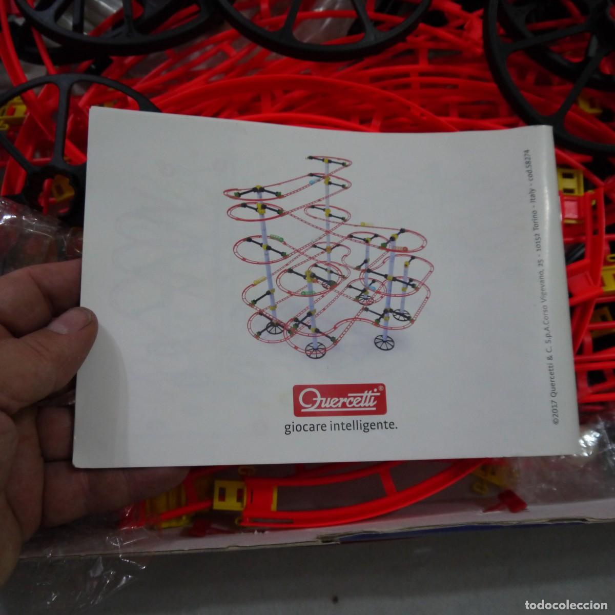Juegos antiguos: ROLLER COASTER MINI RAIL (CIRCUITO PARA CANICAS) - QUERCETTI MODELO 6430 - Foto 8