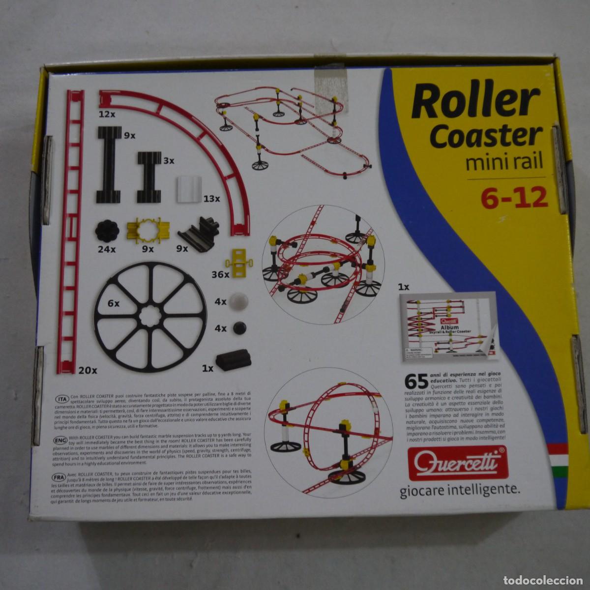 Juegos antiguos: ROLLER COASTER MINI RAIL (CIRCUITO PARA CANICAS) - QUERCETTI MODELO 6430 - Foto 15