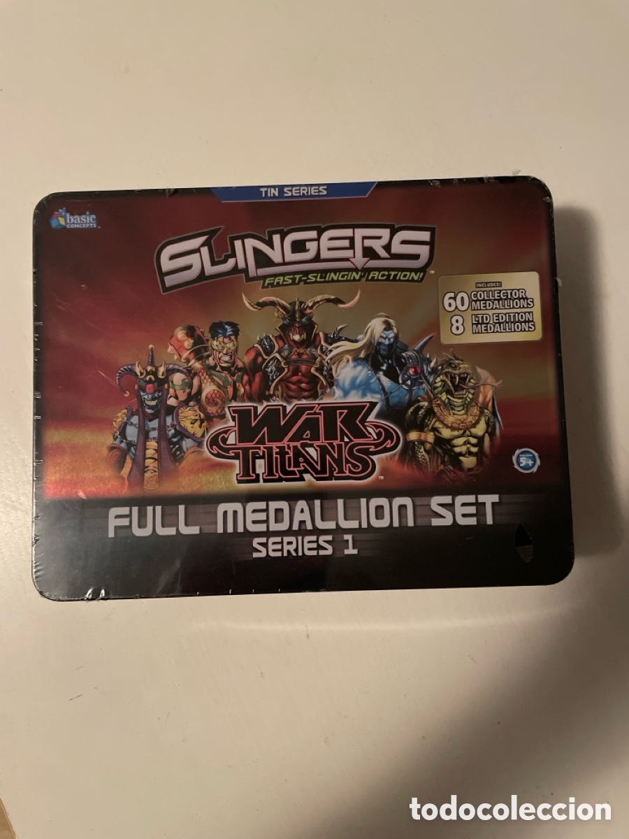 Juegos antiguos: SLINGERS FULL MEDALLION SET PRECINTADO - Foto 6