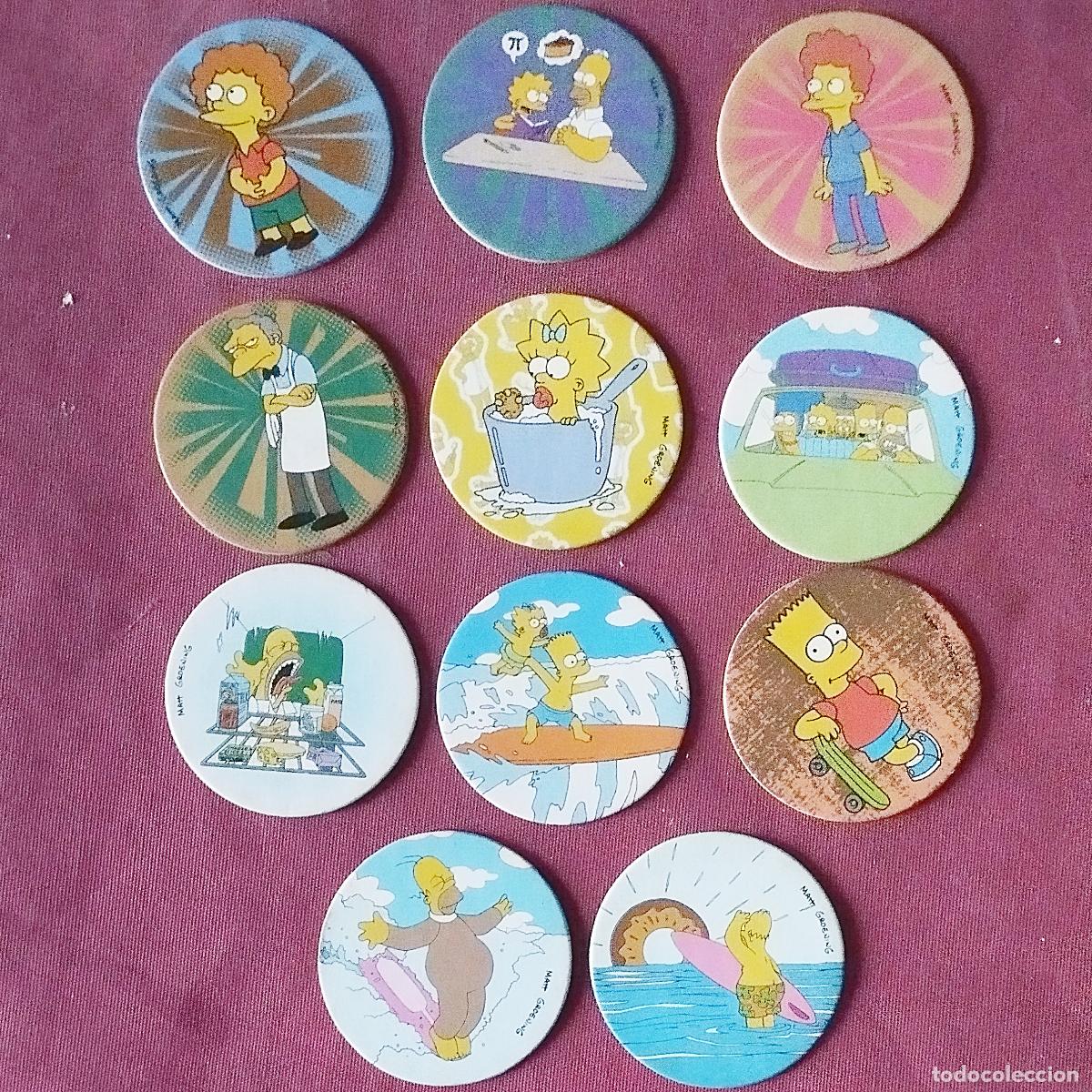 Juegos antiguos: 11 TAZOS - THE SIMPSON - MAGIC BOX INC - Foto 1
