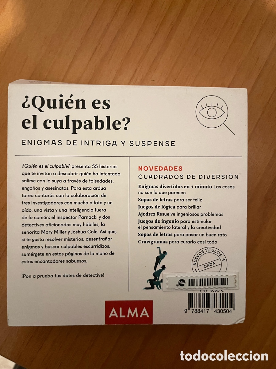 Juegos antiguos: Libro de enigmas Quien es el culpable? - Foto 2