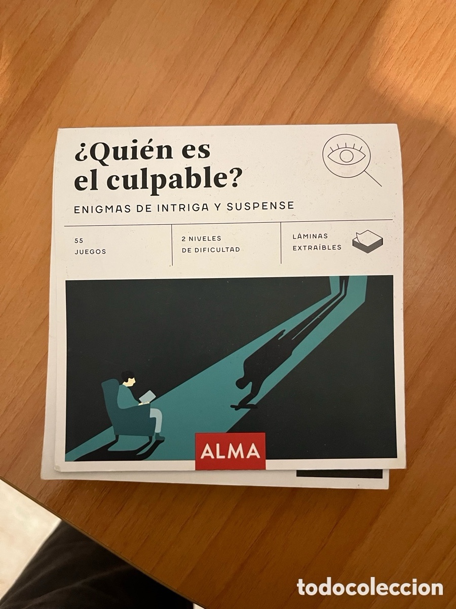 Juegos antiguos: Libro de enigmas Quien es el culpable? - Foto 1