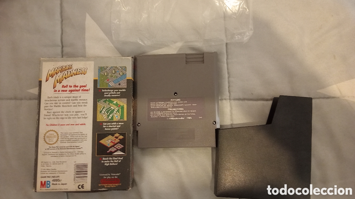 Juegos antiguos: Marble Madness. Nintendo - Foto 2