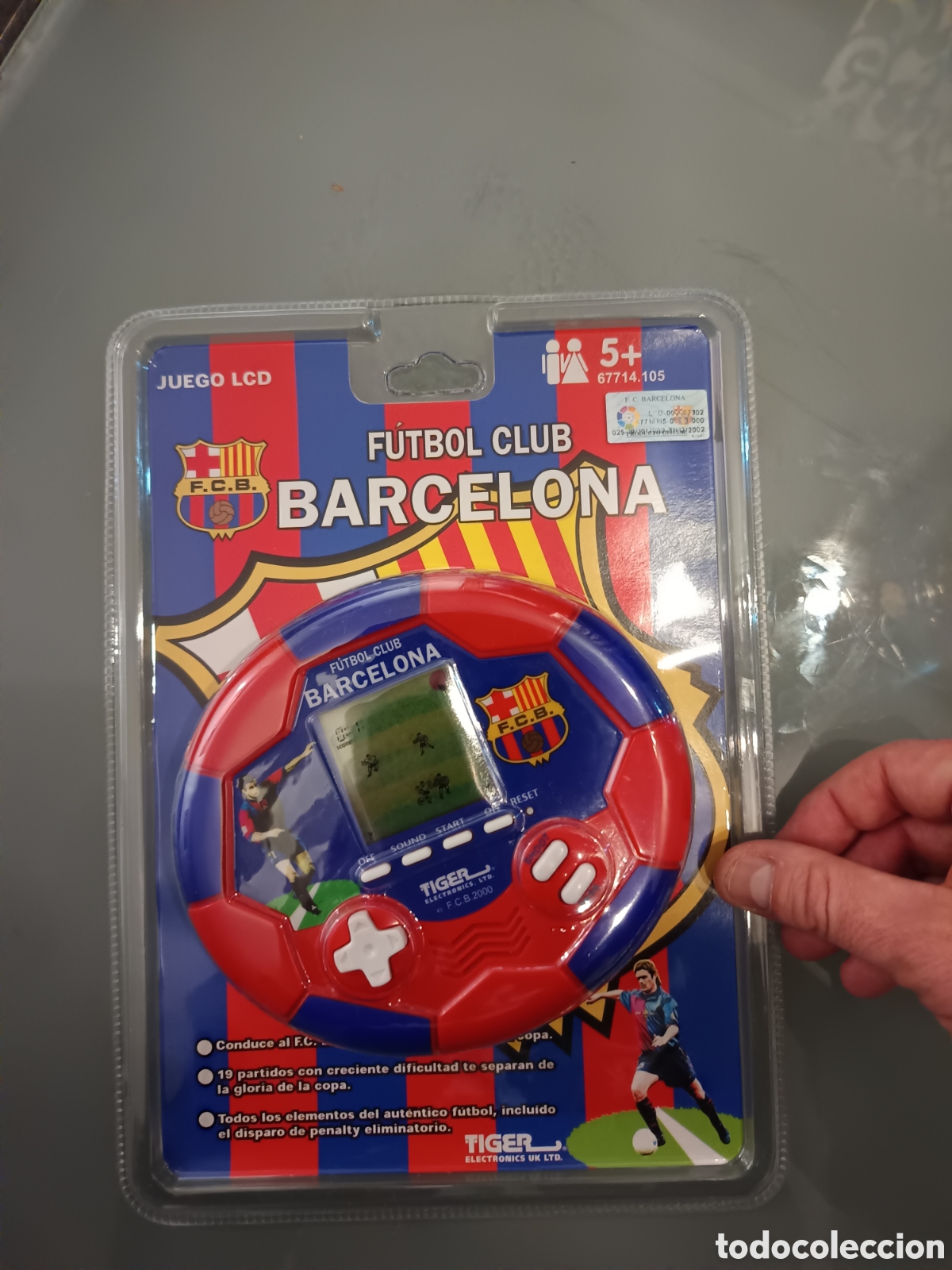 Juegos antiguos: Fc Barcelona maquinita - Foto 1