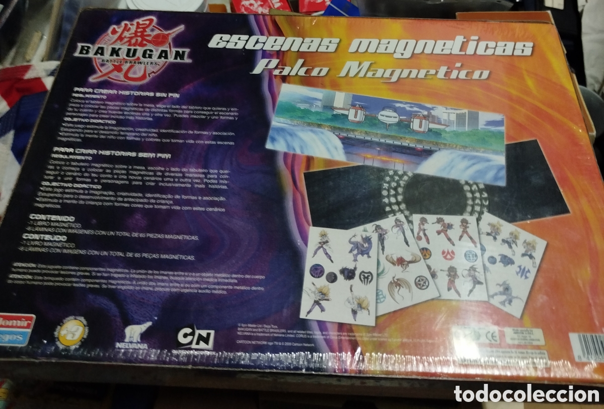Juegos antiguos: Bakugan. Escenas magneticas. SIN ABRIR - Foto 2