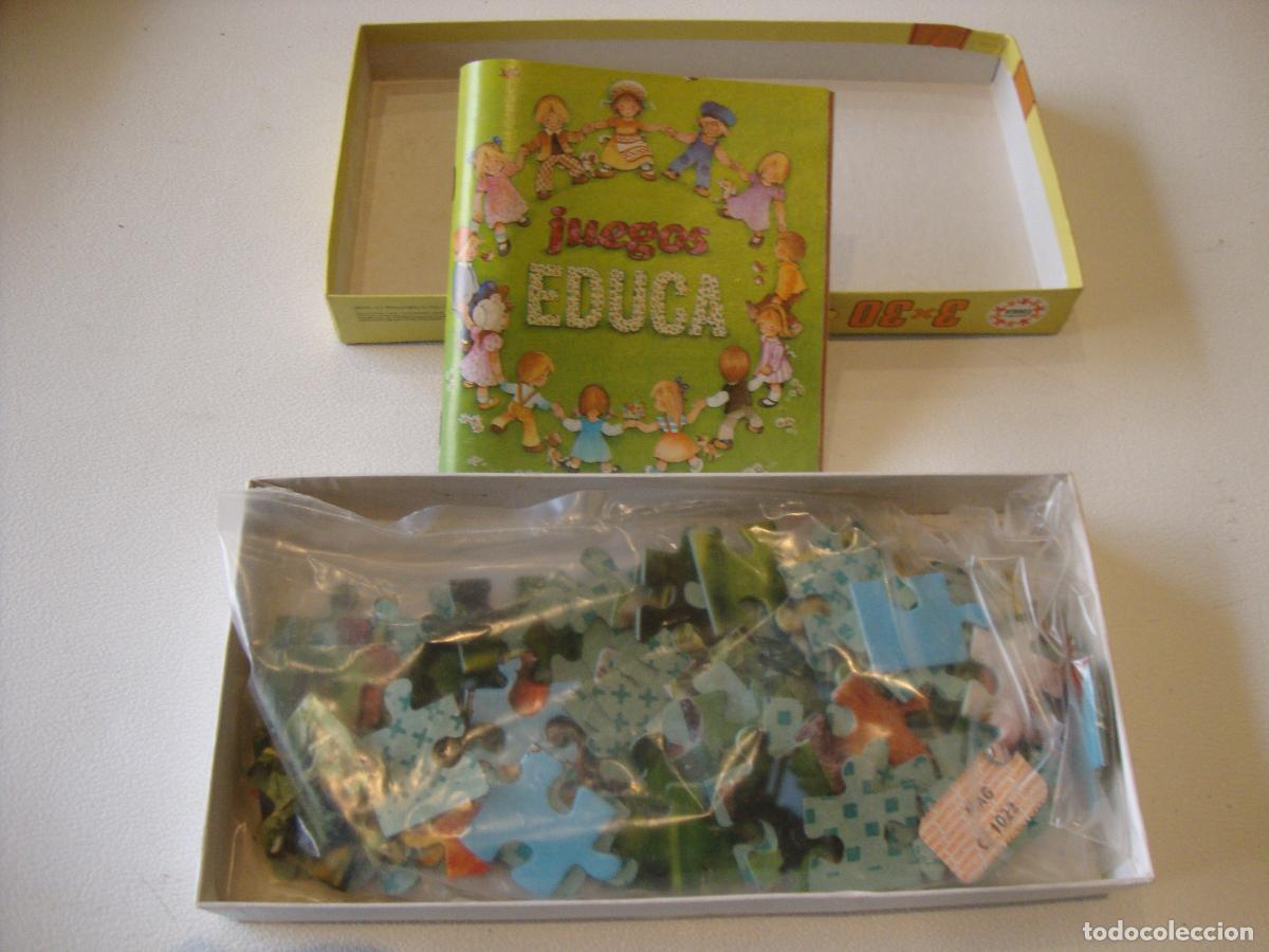 Juegos antiguos: 3 PUZZLES DE 22 X 16 CM JUEGOS EDUCA - Foto 3