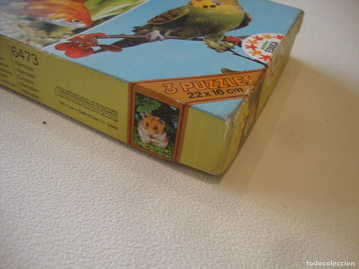 Juegos antiguos: 3 PUZZLES DE 22 X 16 CM JUEGOS EDUCA - Foto 7