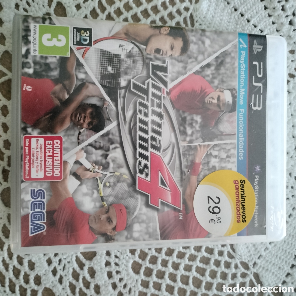 Juegos antiguos: virtual tenis 4 juego ps3 - Foto 1