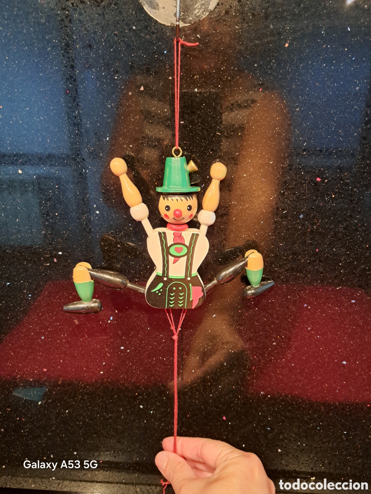 Juegos antiguos: MARIONETA DE MADERA OBJETO VINTAGE ORIGINAL AUSTRIA - Foto 3