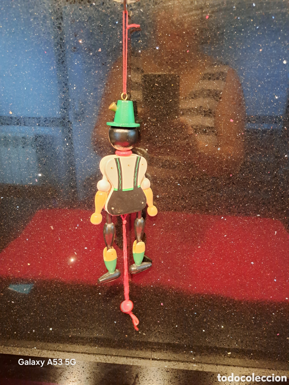 Juegos antiguos: MARIONETA DE MADERA OBJETO VINTAGE ORIGINAL AUSTRIA - Foto 4