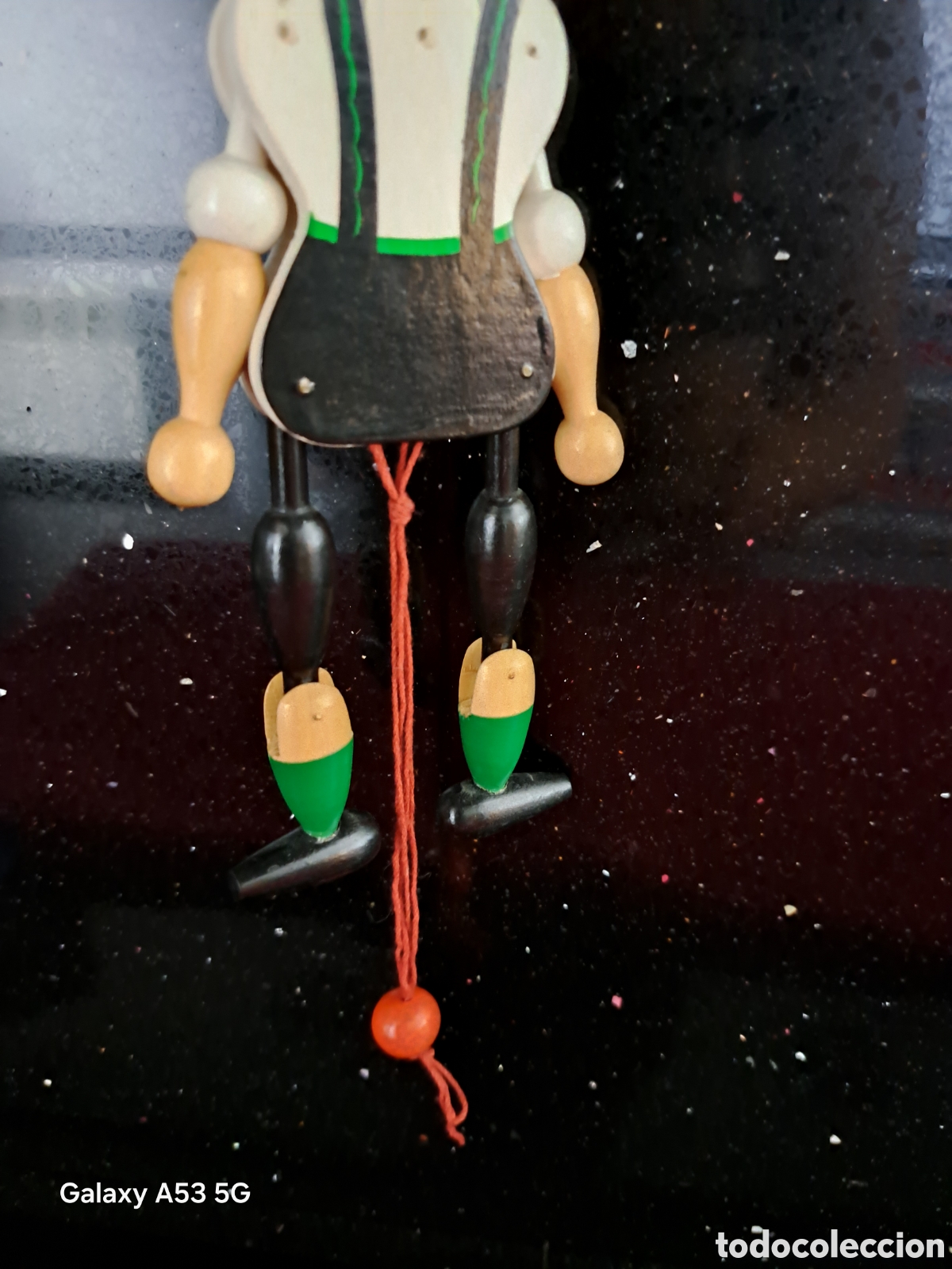 Juegos antiguos: MARIONETA DE MADERA OBJETO VINTAGE ORIGINAL AUSTRIA - Foto 7
