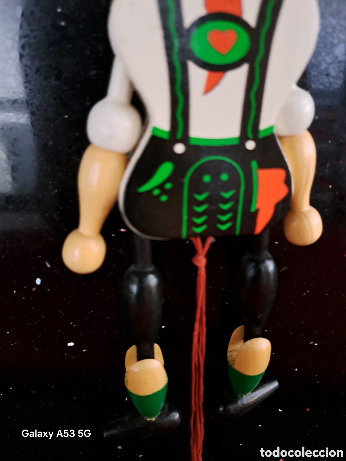 Juegos antiguos: MARIONETA DE MADERA OBJETO VINTAGE ORIGINAL AUSTRIA - Foto 9