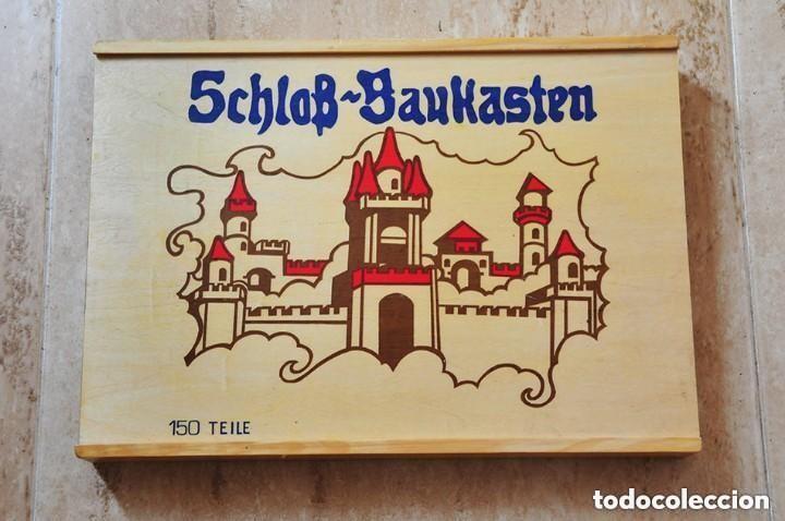 Juegos antiguos: Antiguo castillo para construccion de madera en piezas - Foto 7