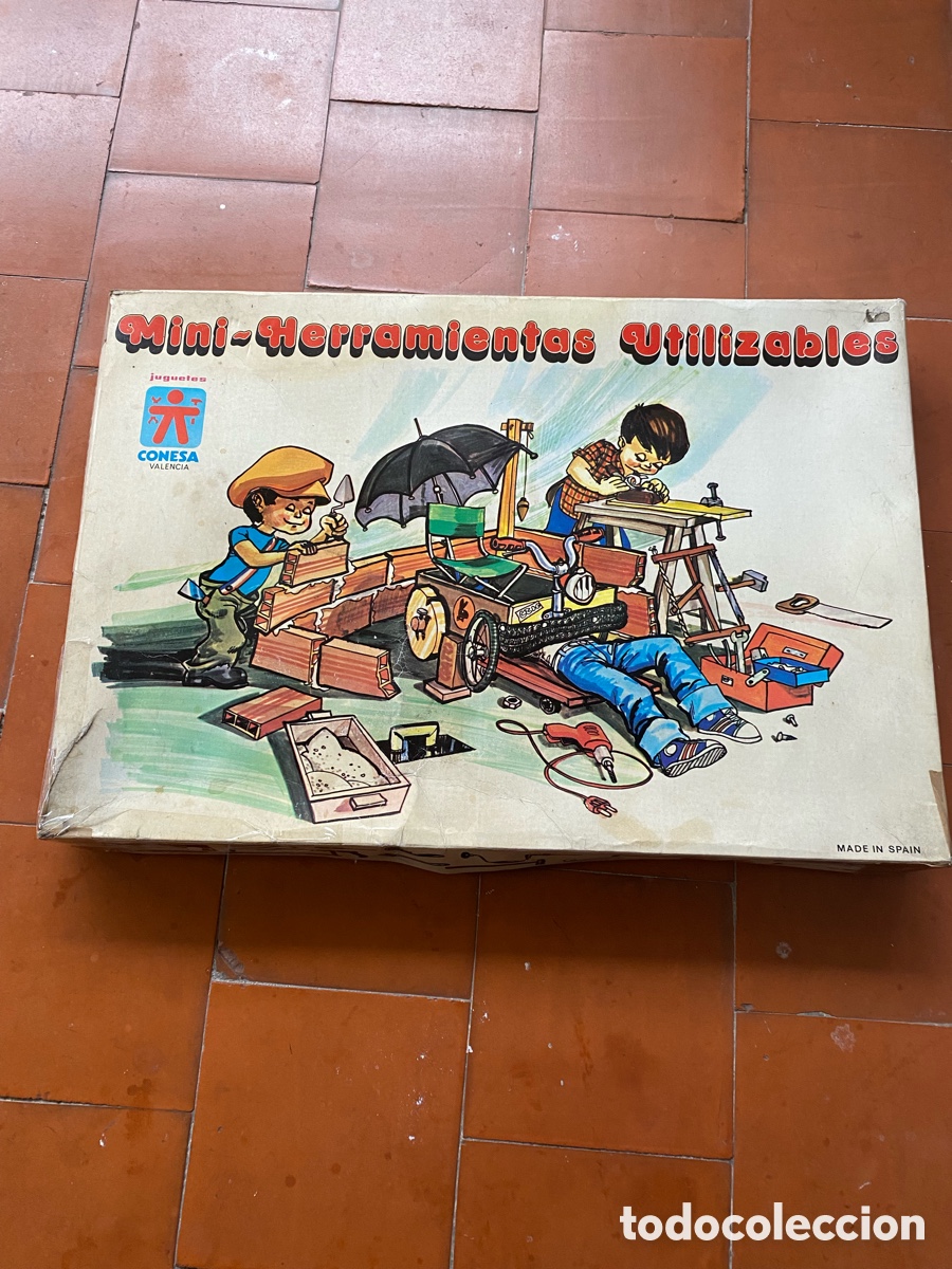 Juegos antiguos: Juego herramientas carpinter&iacute;a Conesa - Foto 1