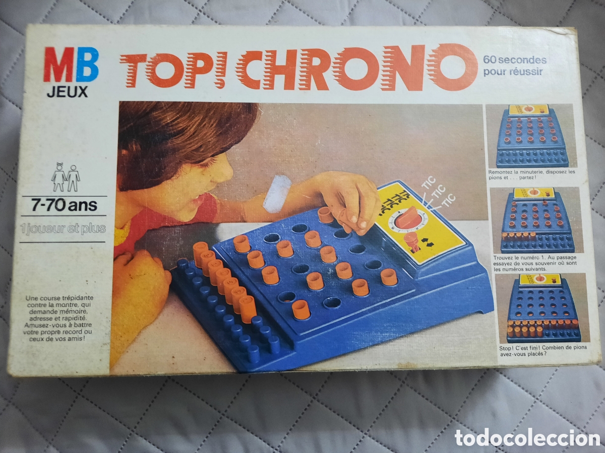 Juegos antiguos: TOP! CHRONO -Juego MB- A&ntilde;o 1979. - Foto 1