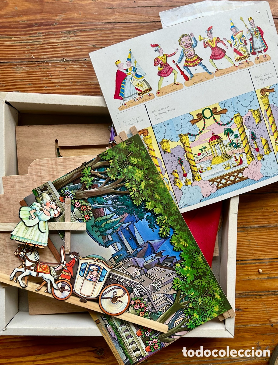Antike Spiele: teatro de marionetas nuevo a estrenar vintage marca Cabirol dise&ntilde;ado por Josep Garcia
