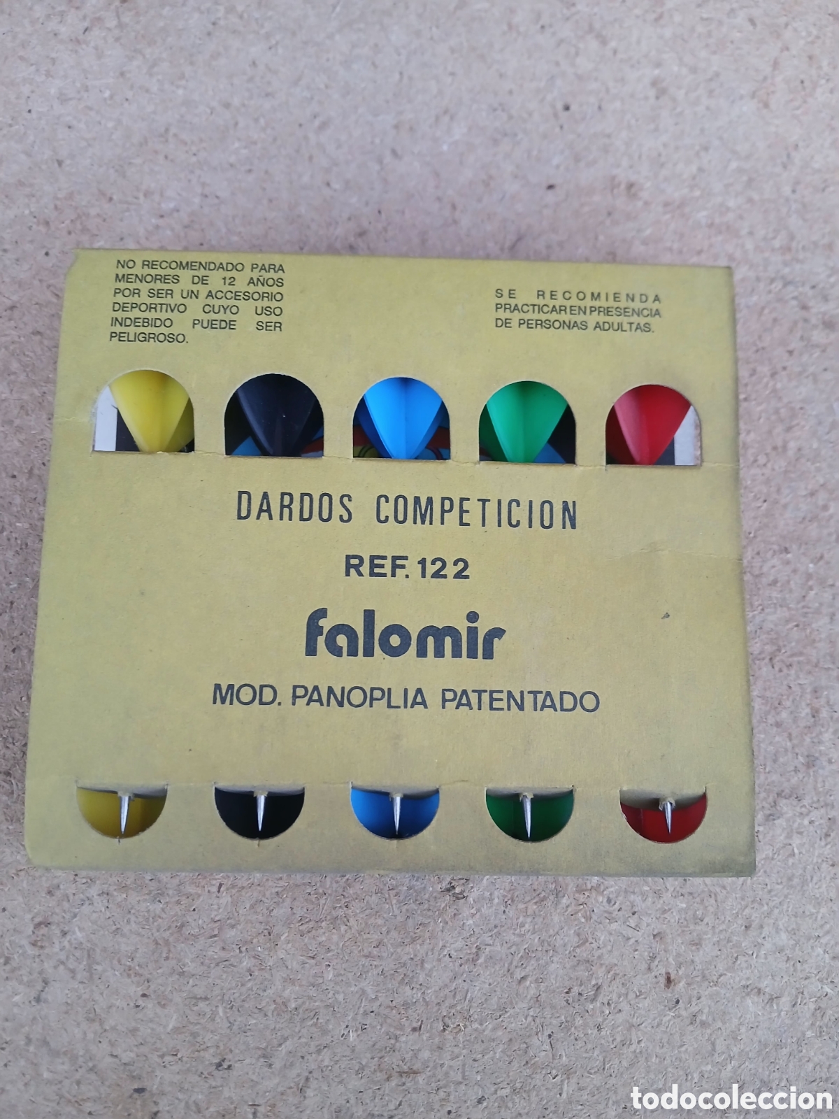 Juegos antiguos: LOTE, 4 BLISTER DE DARDOS DE COMPETICI&Oacute;N DE FALOMIR REF. 122. - Foto 1