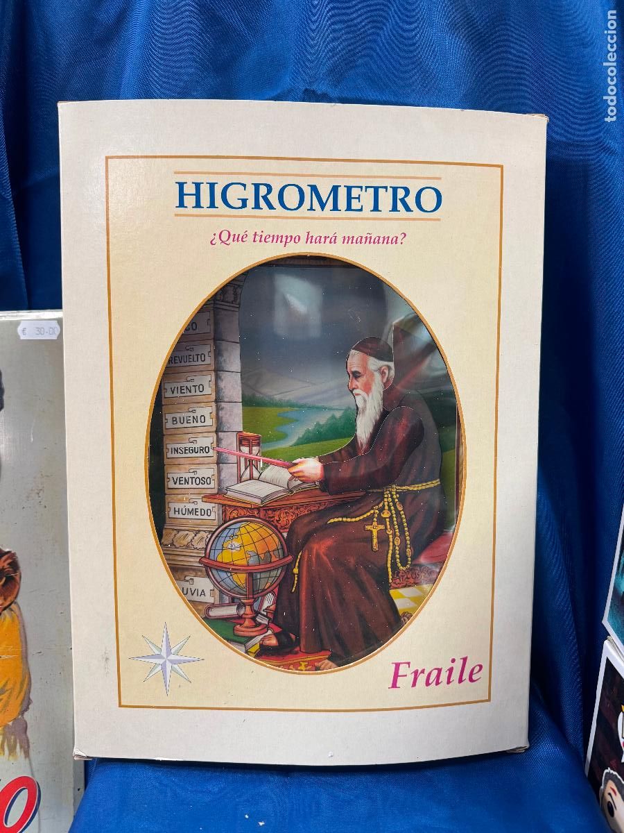 Juegos antiguos: HIGROMETRO EL FRAILE EDAF - Foto 1