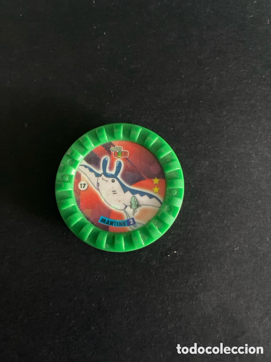 Juegos antiguos: Tazo pokemon Mantine N*17 - Foto 1