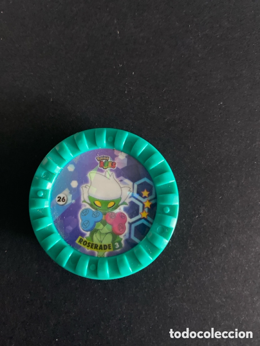 Juegos antiguos: Tazo pokemon Roserade N*26 - Foto 1