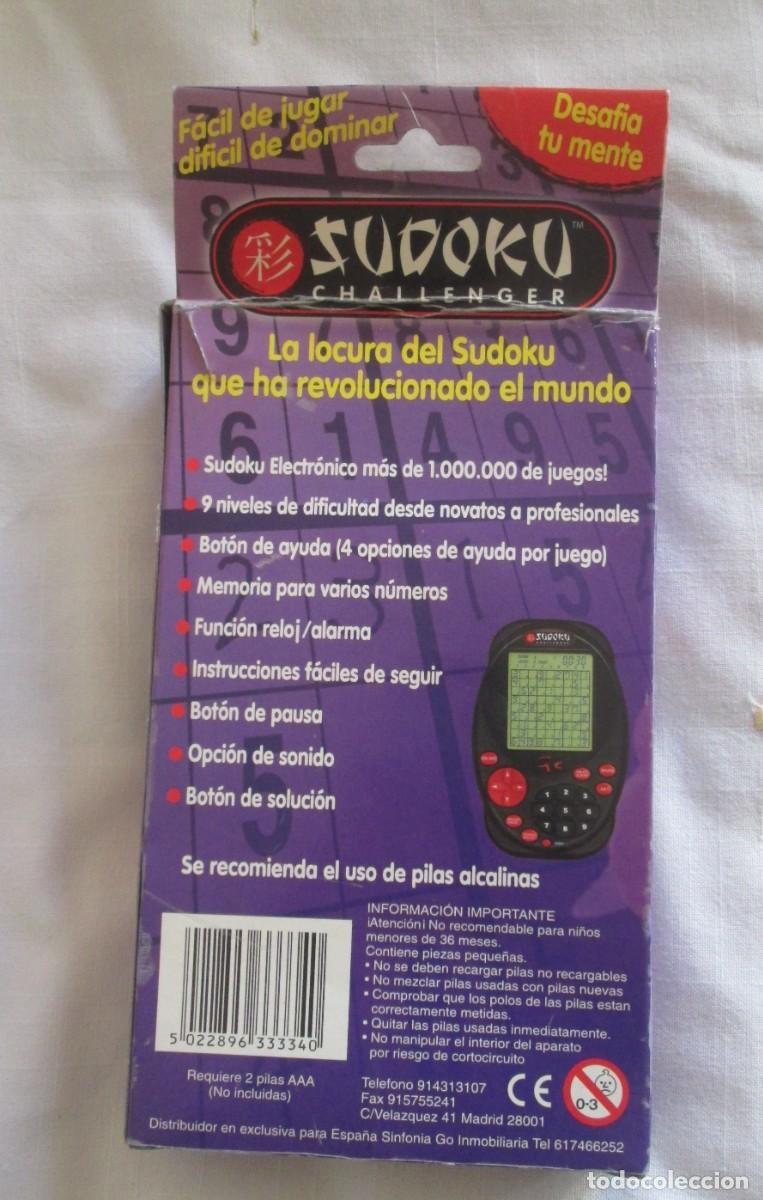 Juegos antiguos: Juego de SUDOKU electr&oacute;nico, - Foto 2