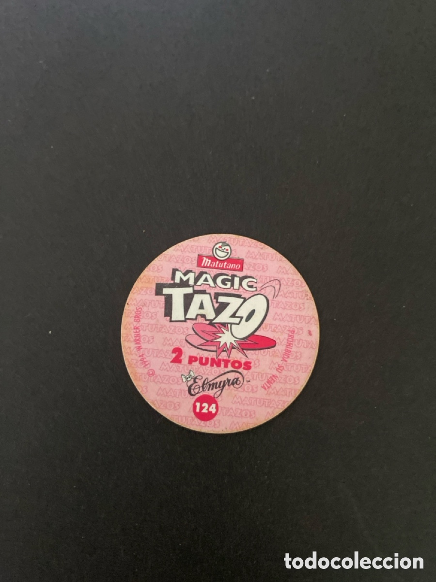 Juegos antiguos: Magic tazo N*124 Matutano - Foto 2