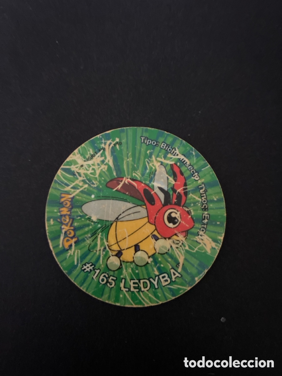 Juegos antiguos: Gigan tazo pokemon Ledyba N* 165 Matutano