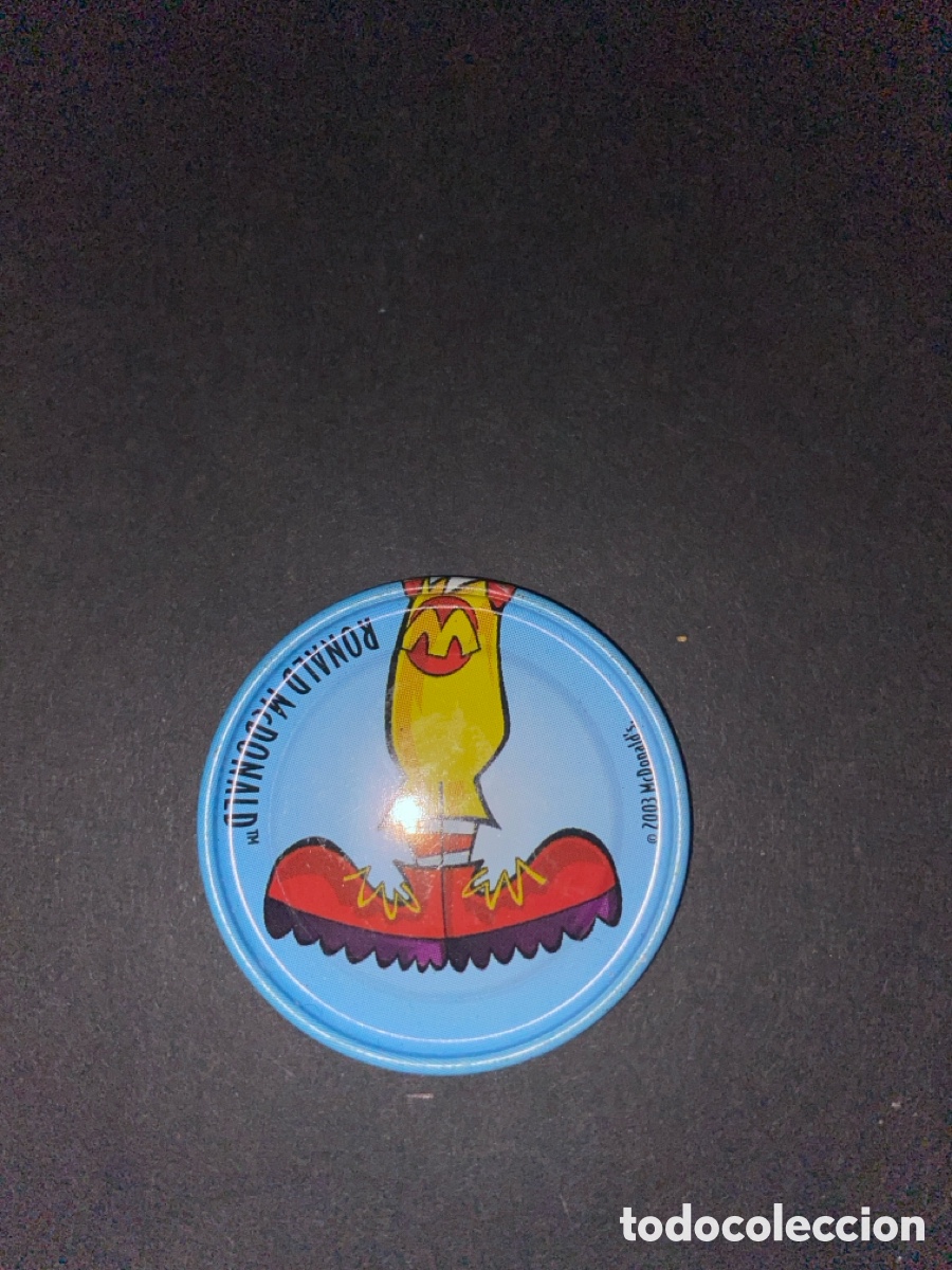 Juegos antiguos: Tazo metal Ronald McDonald - Foto 1