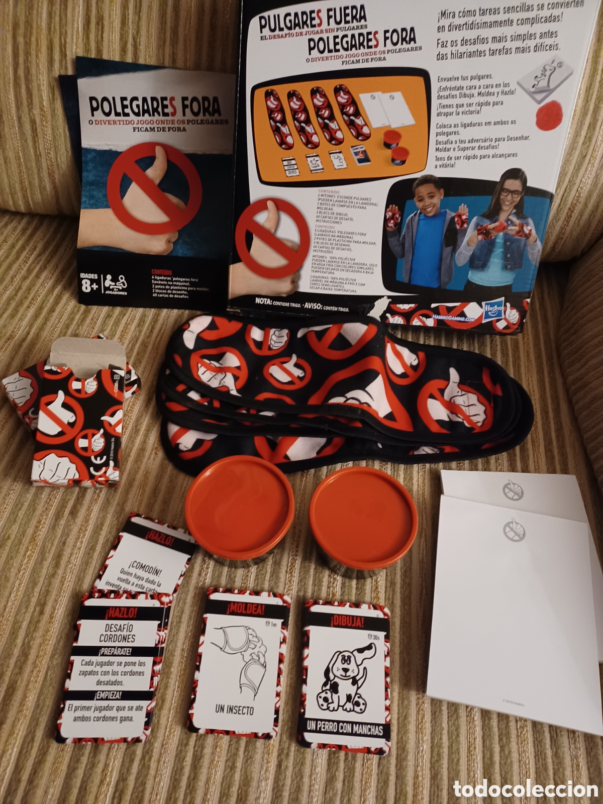 Juegos antiguos: PULGARES FUERA, a partir de 8 a&ntilde;os