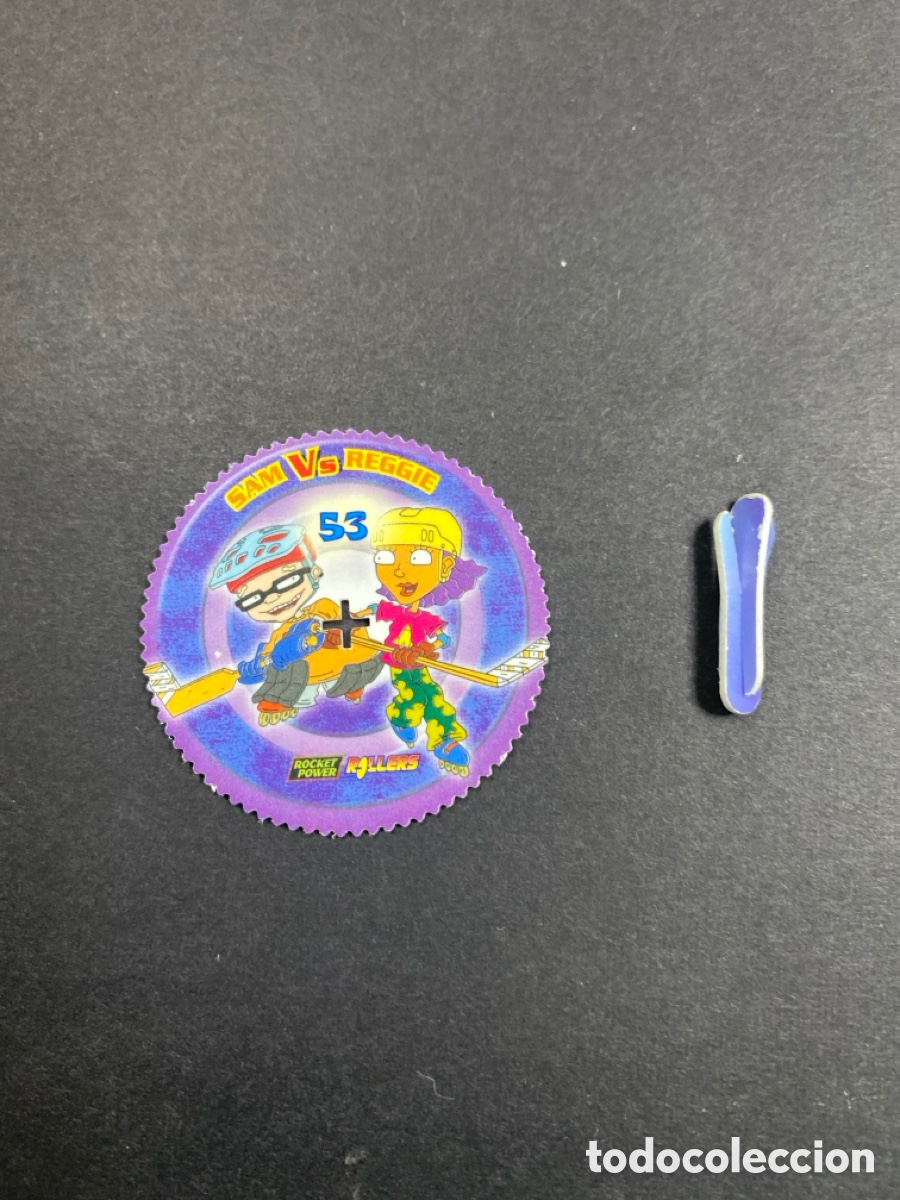 Juegos antiguos: Tazo Rocket Power Sam y Reggie N* 53 - Foto 1