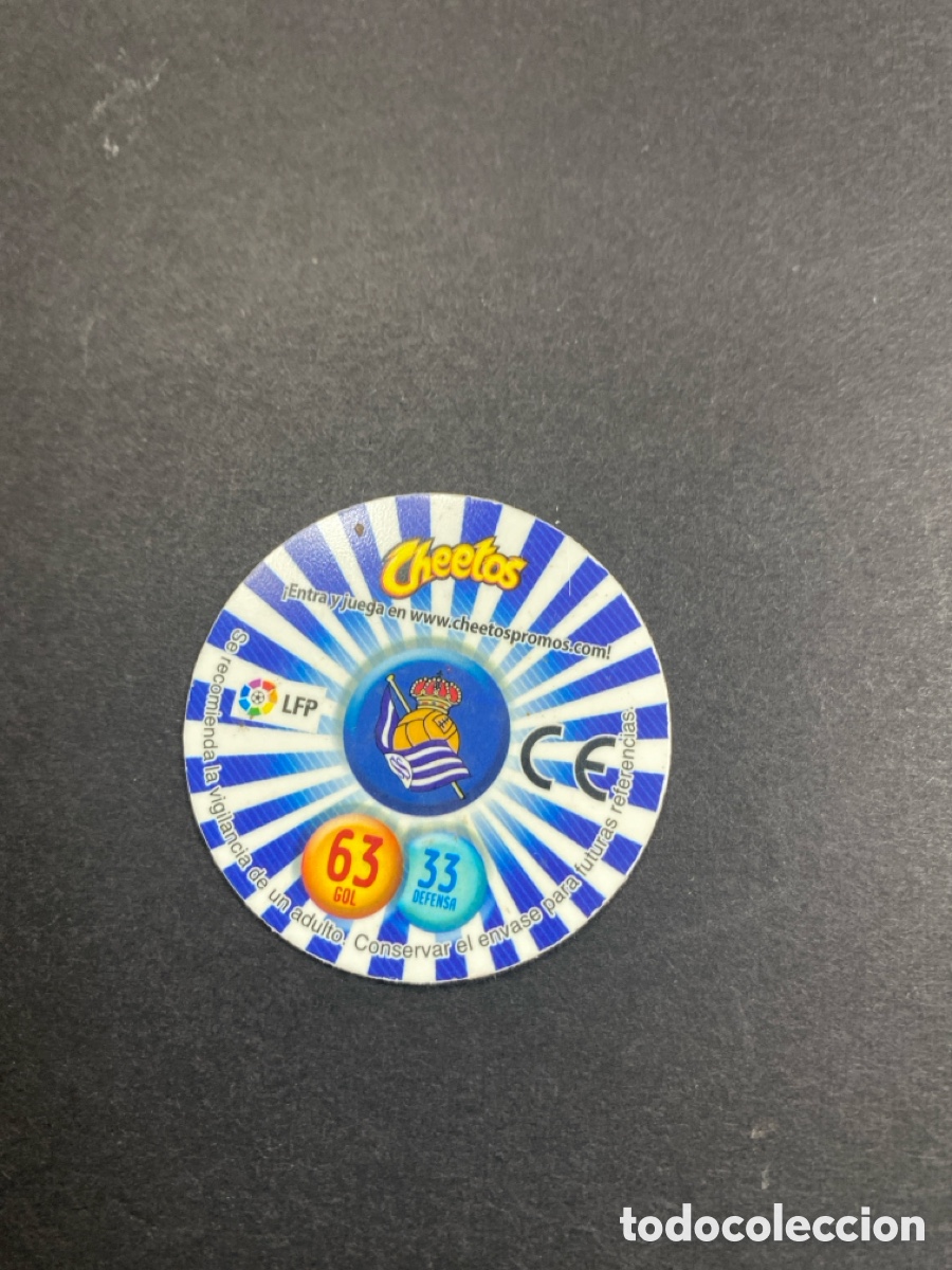 Juegos antiguos: Tazo Real Sociedad Cheetos - Foto 2