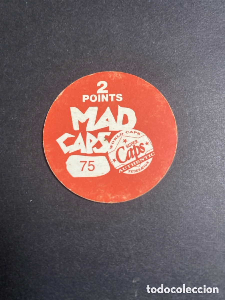 Juegos antiguos: Tazo Mad caps N*75 world cap - Foto 2