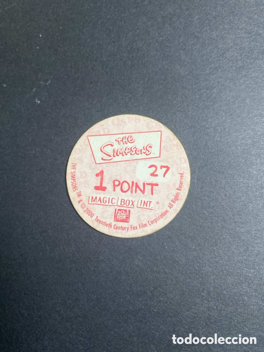 Juegos antiguos: Tazo The Simpson magic N* 27 - Foto 2