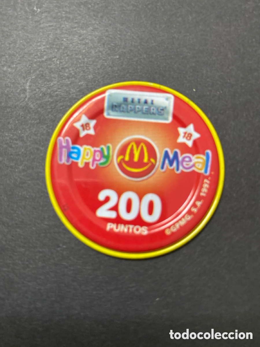 Juegos antiguos: Tazo metal McDonald N*18 - Foto 2
