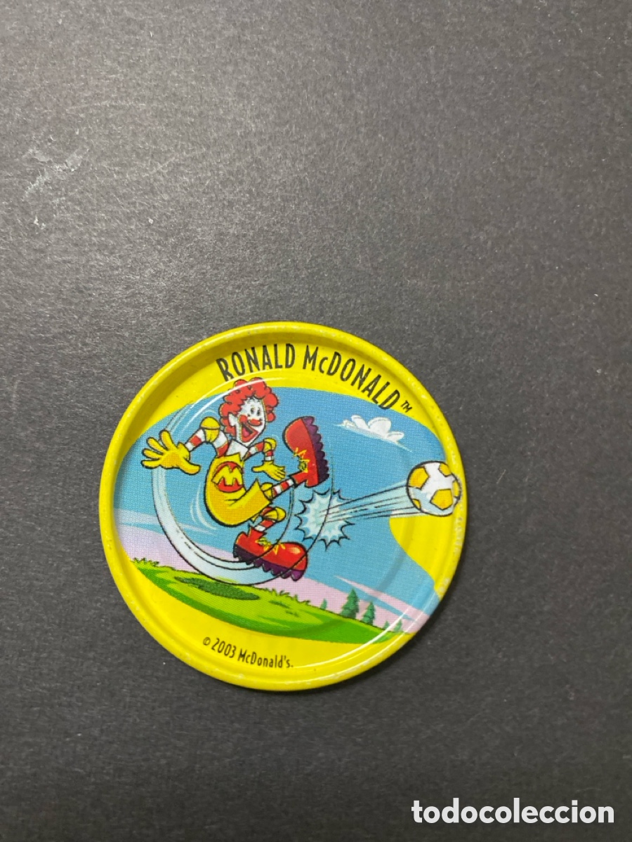 Juegos antiguos: Tazo metal McDonald N*18 - Foto 1