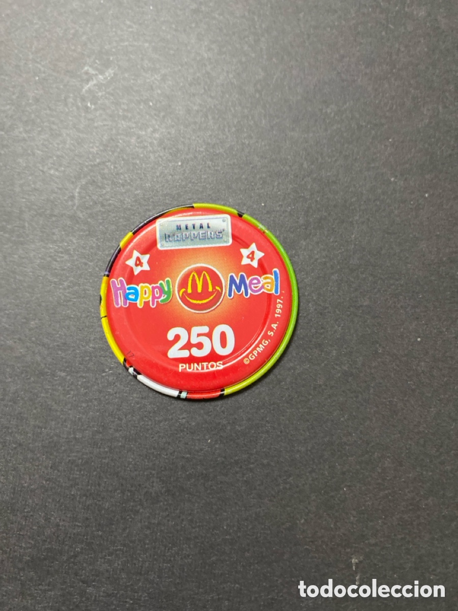 Juegos antiguos: Tazo metal McDonald N*4 - Foto 2