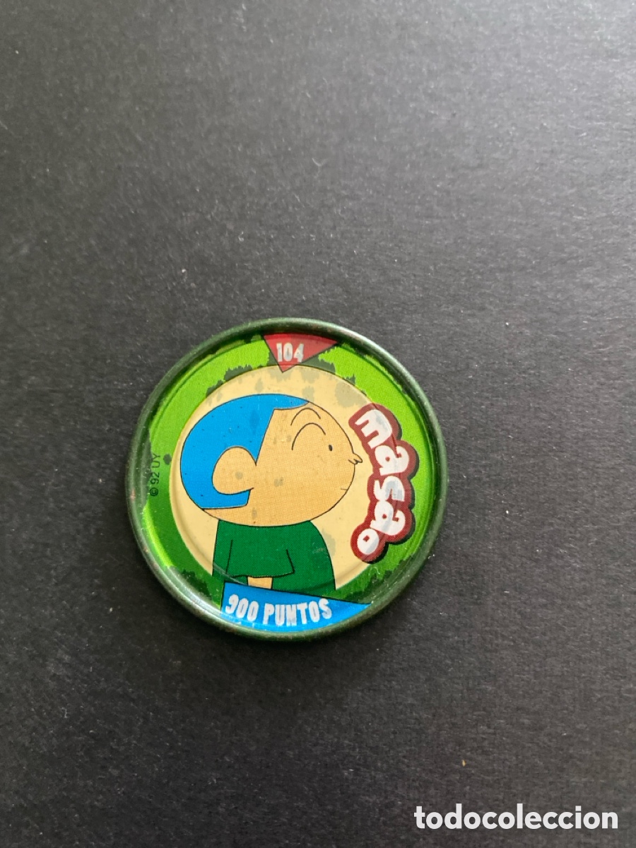 Juegos antiguos: Tazo metal Shin Chan N* 104 Bollycao