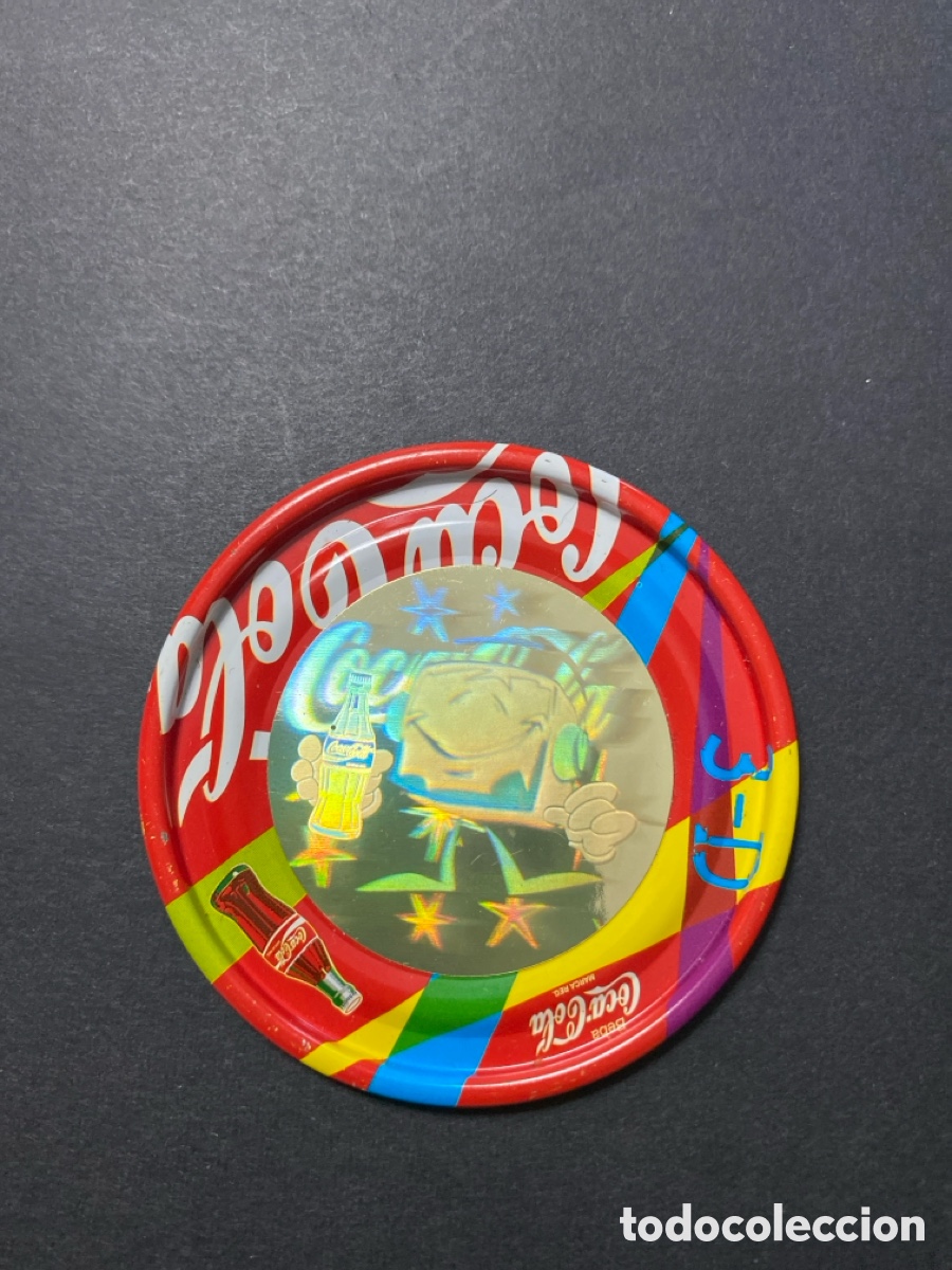 Juegos antiguos: Tazo rapees 3D Coca Cola - Foto 1