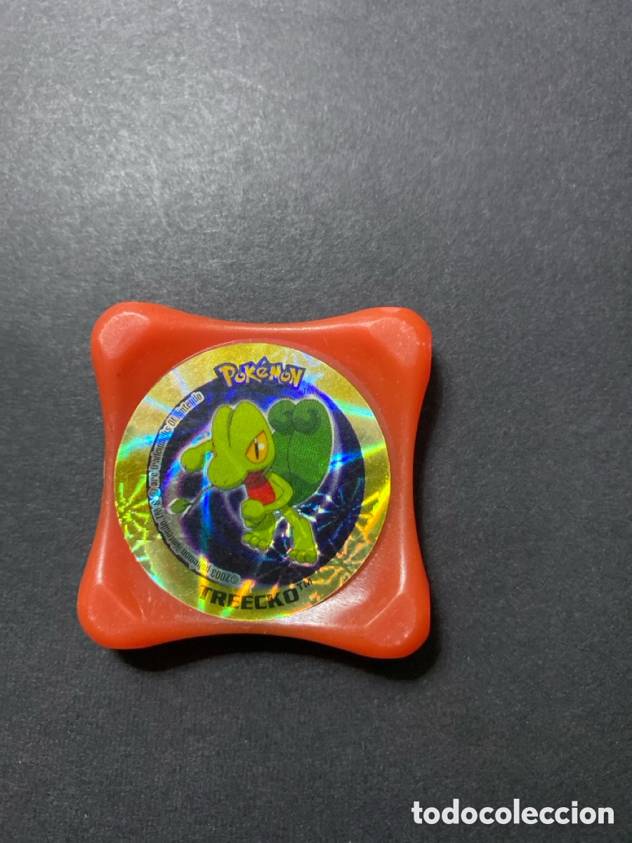 Juegos antiguos: Tazo waps Pokemon Treecko - Foto 1