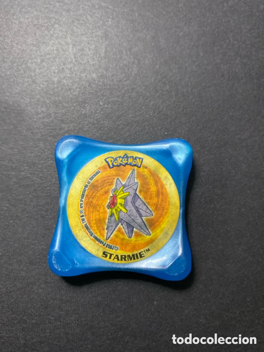 Juegos antiguos: Tazo waps Pokemons Starmie