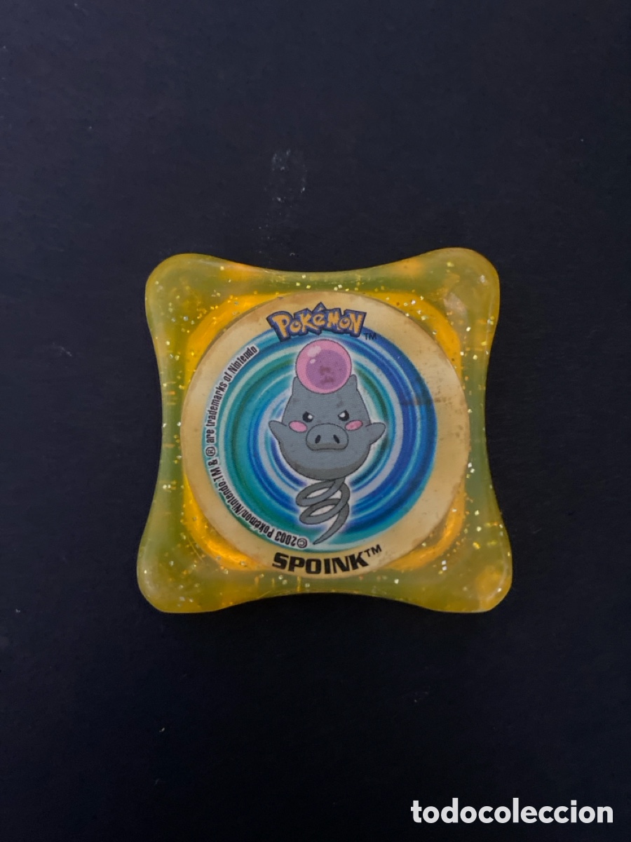 Juegos antiguos: Tazo waps Pokemon Spoink - Foto 1