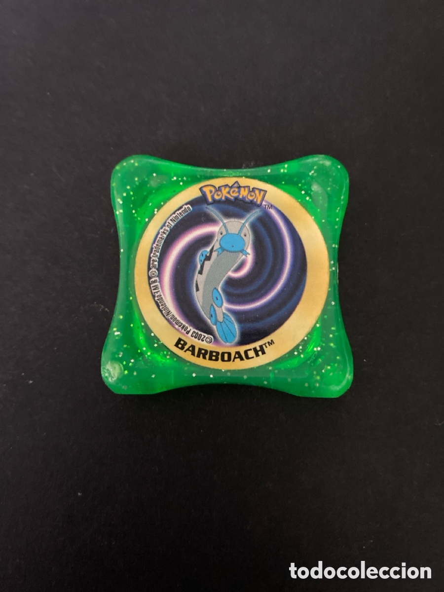 Juegos antiguos: Tazo waps Pokemon Barboach - Foto 1