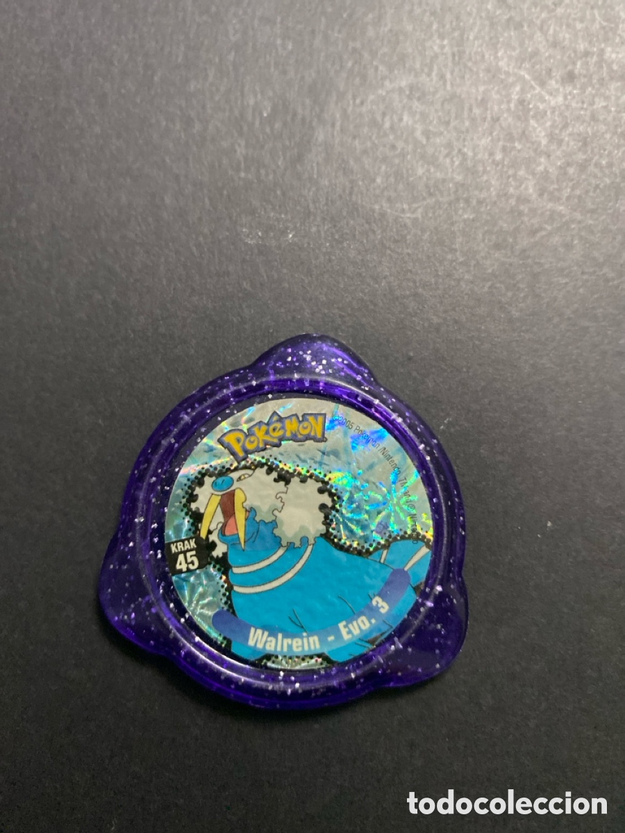 Juegos antiguos: Tazo pokemon Walrein N*45 panini