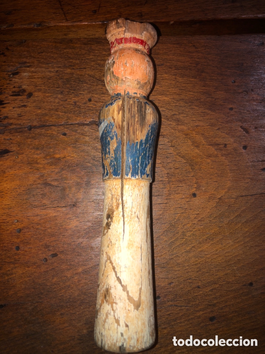 Juegos antiguos: Bolo antiguo madera (skittle) - Foto 2