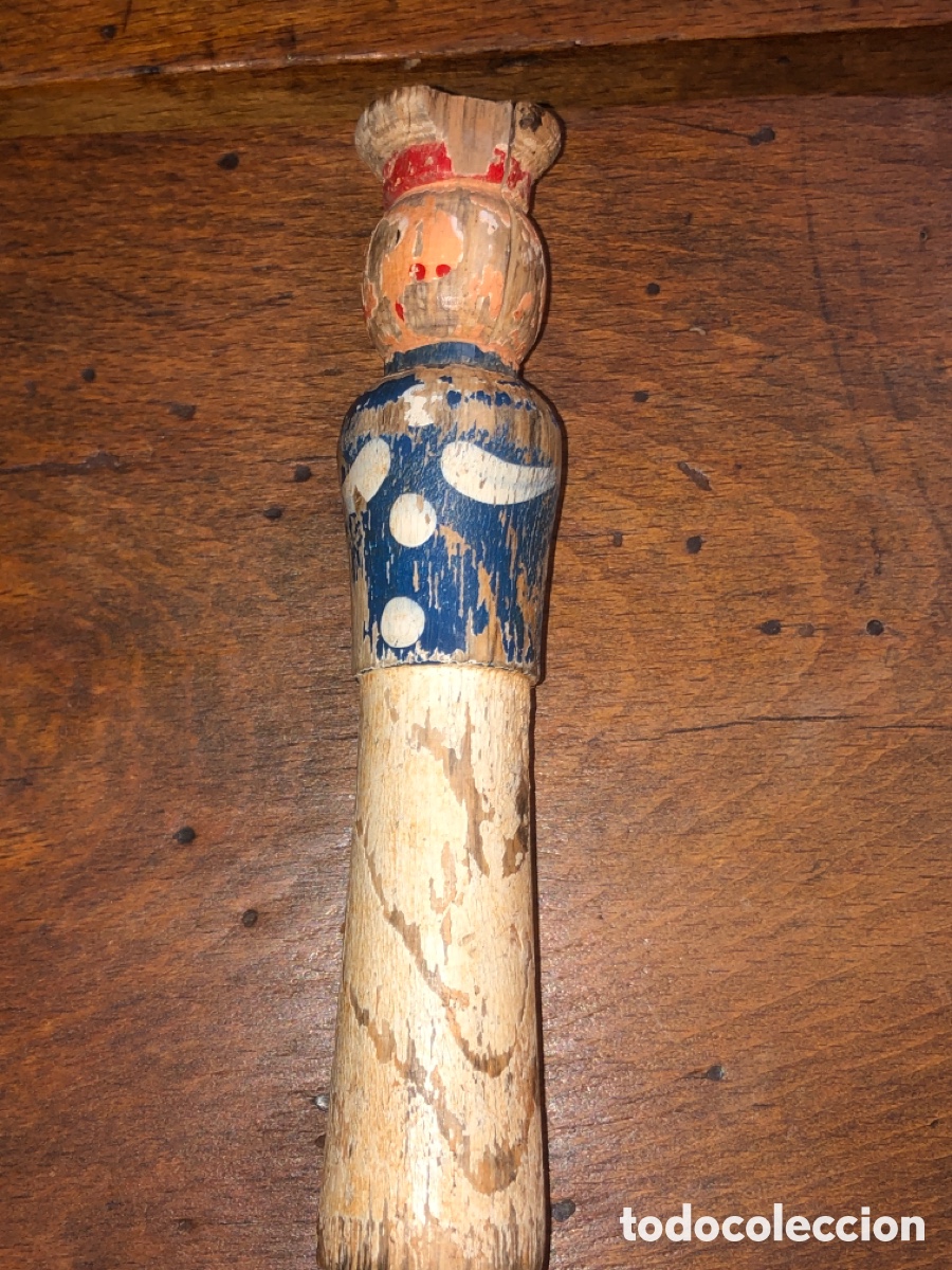 Juegos antiguos: Bolo antiguo madera (skittle) - Foto 3